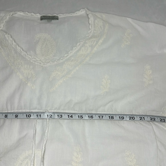 Swimsuit Coverup White Embroidered L/XL - Picture 11 of 11